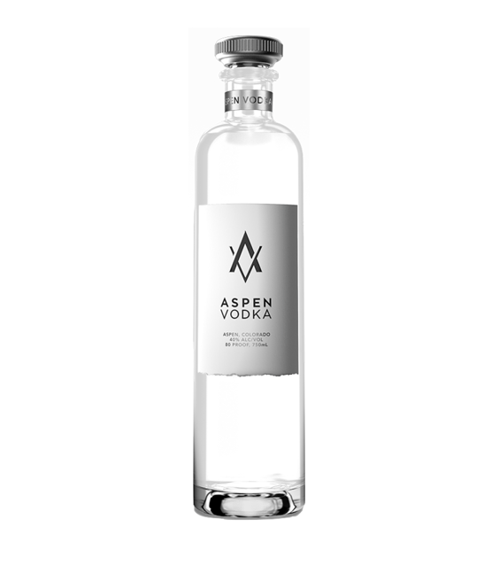 Aspen Vodka before rebranding
